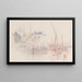 Le carnet de croquis de la Manche 43 - Joseph Mallord William Turner — gerahmtes Bild an der Wand