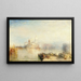 La Dogana et Santa Maria della Salute - Joseph Mallord William Turner — gerahmtes Bild an der Wand
