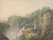Tivoli mit dem Tempel der Sibylle und den Wasserfällen - Joseph Mallord William Turner — Ansicht des Kunstwerks