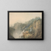 Tivoli mit dem Tempel der Sibylle und den Wasserfällen - Joseph Mallord William Turner — gerahmtes Bild an der Wand