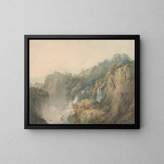 Joseph Mallord William Turner - Tivoli with the Temple of the Sybil and the Cascades.webp