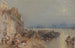 Sonnenuntergang in Tours mit Blick nach hinten - Joseph Mallord William Turner — Ansicht des Kunstwerks