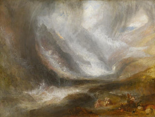Joseph Mallord William Turner - Valley of Aosta Snowstorm Avalanche and Thunderstorm.webp