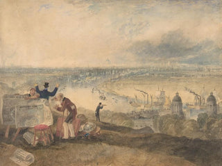 Ansicht von London aus Greenwich - Joseph Mallord William Turner — Ansicht des Kunstwerks