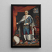 Portrait des Marquis del Jaral de Berrio Graf von San Mateo de Valparaiso - Joseph Mariano Farfán de los Godos y Miranda — gerahmtes Bild an der Wand