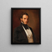 Portrait von Franz Glich im Alter von 37 Jahren - Joseph Mathias von Trenkwald — gerahmtes Bild an der Wand