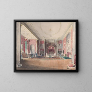 Joseph Nash - The State Bed Chamber Stowe Buckinghamshire.webp