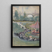 Konzert der Blaskapelle - Joseph Pennell — gerahmtes Bild an der Wand