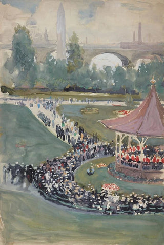 Joseph Pennell - Band concert.webp