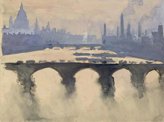 Joseph Pennell - Out of my London window dome and spires and chimneys mist and smoke.webp