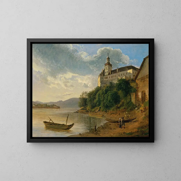 Château de Persenbeug - Joseph Rebell — gerahmtes Bild an der Wand