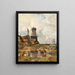 Ein Landschaft mit einer Mühle - Joseph Rummelspacher — gerahmtes Bild an der Wand