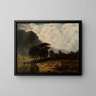 Lac Pontchartrain, Louisiana - Joseph Rusling Meeker — gerahmtes Bild an der Wand