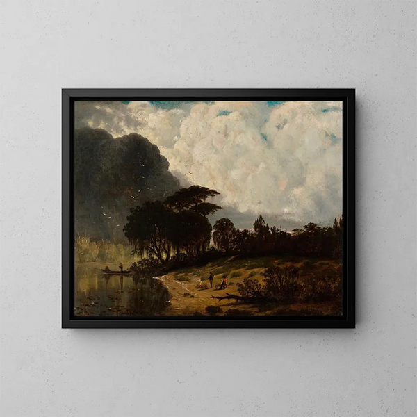 Lac Pontchartrain, Louisiana - Joseph Rusling Meeker — gerahmtes Bild an der Wand