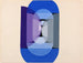 Roue bleu-gris-violet - Joseph Schillinger — Ansicht des Kunstwerks