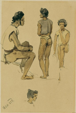 Joseph Selleny - Eingeborene der Stewart Island Stewartinsel.webp