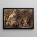 Das verlassene Dorf - Joseph Severn — gerahmtes Bild an der Wand