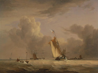 Joseph Stannard - Fishing Smack and Other Vessels in a Strong Breeze.webp