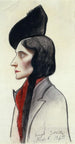 Portrait von Clara Fasano - Joseph Stella — Ansicht des Kunstwerks