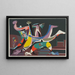 Passe en avant - Joseph Vogel — gerahmtes Bild an der Wand