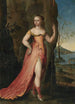 Portrait einer Dame im Stehen als Diana in einer felsigen Landschaft - Joseph Werner der Jüngere — Ansicht des Kunstwerks