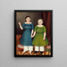 Marie und Francis Wilcox - Joseph Whiting Stock — gerahmtes Bild an der Wand