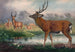 Der Hirsch von Mandschurei - Joseph Wolf — Ansicht des Kunstwerks