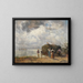 Fischerboot am Chiemsee - Joseph Wopfner — gerahmtes Bild an der Wand