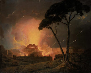 Joseph Wright of Derby - The Annual Girandola at the Castel SantAngelo Rome.webp
