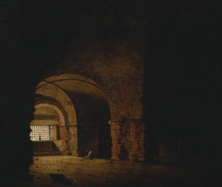 Der Gefangene - Joseph Wright de Derby — Ansicht des Kunstwerks