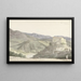 Landschaft Italienisch bei Subiaco - Josephus Augustus Knip — gerahmtes Bild an der Wand