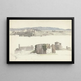 Josephus Augustus Knip - Santa Sabina on the Aventine Hill and SantAgnese fuori le Mura and Santa Costanza in Rome.webp