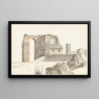 Josephus Augustus Knip - The Aqua Claudia in Rome.webp