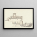 Die Basilika der Santi Quattro Coronati in Rom - Josephus Augustus Knip — gerahmtes Bild an der Wand