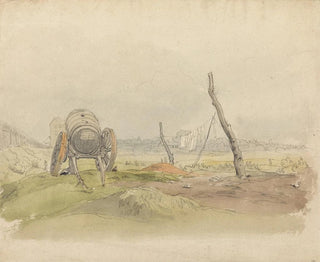 Joshua Cristall - Landscape with Water Cart and Clothesline.webp