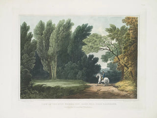 Ansicht des Ortes, an dem General Ross in der Nähe von Baltimore gefallen ist - Joshua Shaw — Ansicht des Kunstwerks