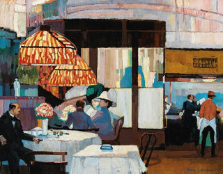 Innenraum eines Cafés - Josse Goossens — Ansicht des Kunstwerks