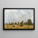 Maisernte - Josua von Gietl — gerahmtes Bild an der Wand