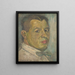 Portrait eines Mannes - József Árpád Murmann — gerahmtes Bild an der Wand