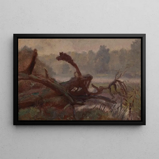 Jozef Chelmonski - Deep forest Windthrows sketch for a painting.webp