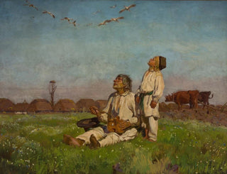 Störche - Józef Chełmoński — Ansicht des Kunstwerks