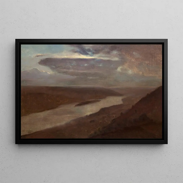 Jozef Chelmonski - The Dniester River at Night.webp