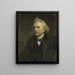 Louis Jacques Veltman 1817-1907 Schauspieler - Jozef Israëls — gerahmtes Bild an der Wand