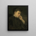 Melancholie - Jozef Israëls — gerahmtes Bild an der Wand