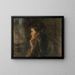 Meditation - Jozef Israëls — gerahmtes Bild an der Wand