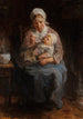 Sollicitude maternelle - Jozef Israëls — Ansicht des Kunstwerks