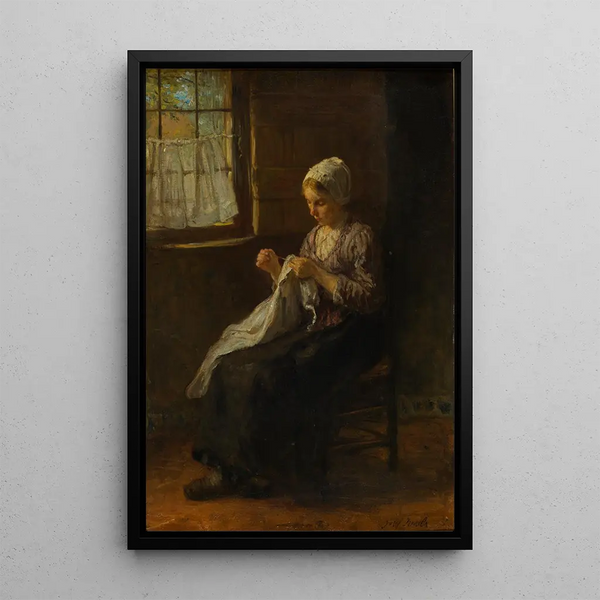 Jozef Israls - The young seamstress.webp