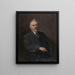 Der Graveur Frans Lauwers - Jozef Marie Louis Janssens — gerahmtes Bild an der Wand