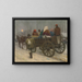 Korb auf dem Markt - Jozef Teodor Mousson — gerahmtes Bild an der Wand