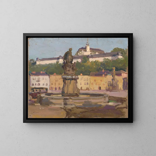 Fulnek - Jozef Teodor Mousson — gerahmtes Bild an der Wand